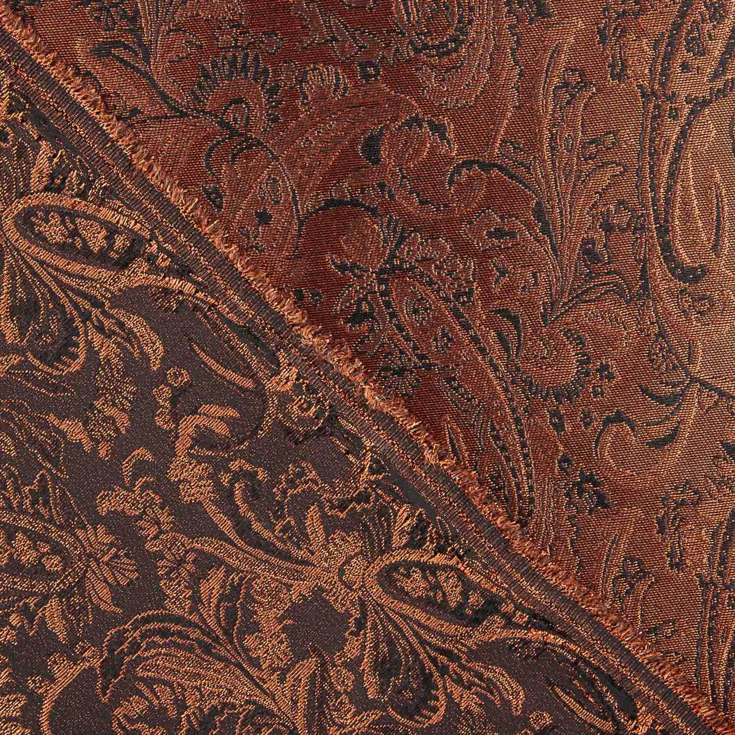 Jacquard Copper with Lurex Royal - Ribes y Casals