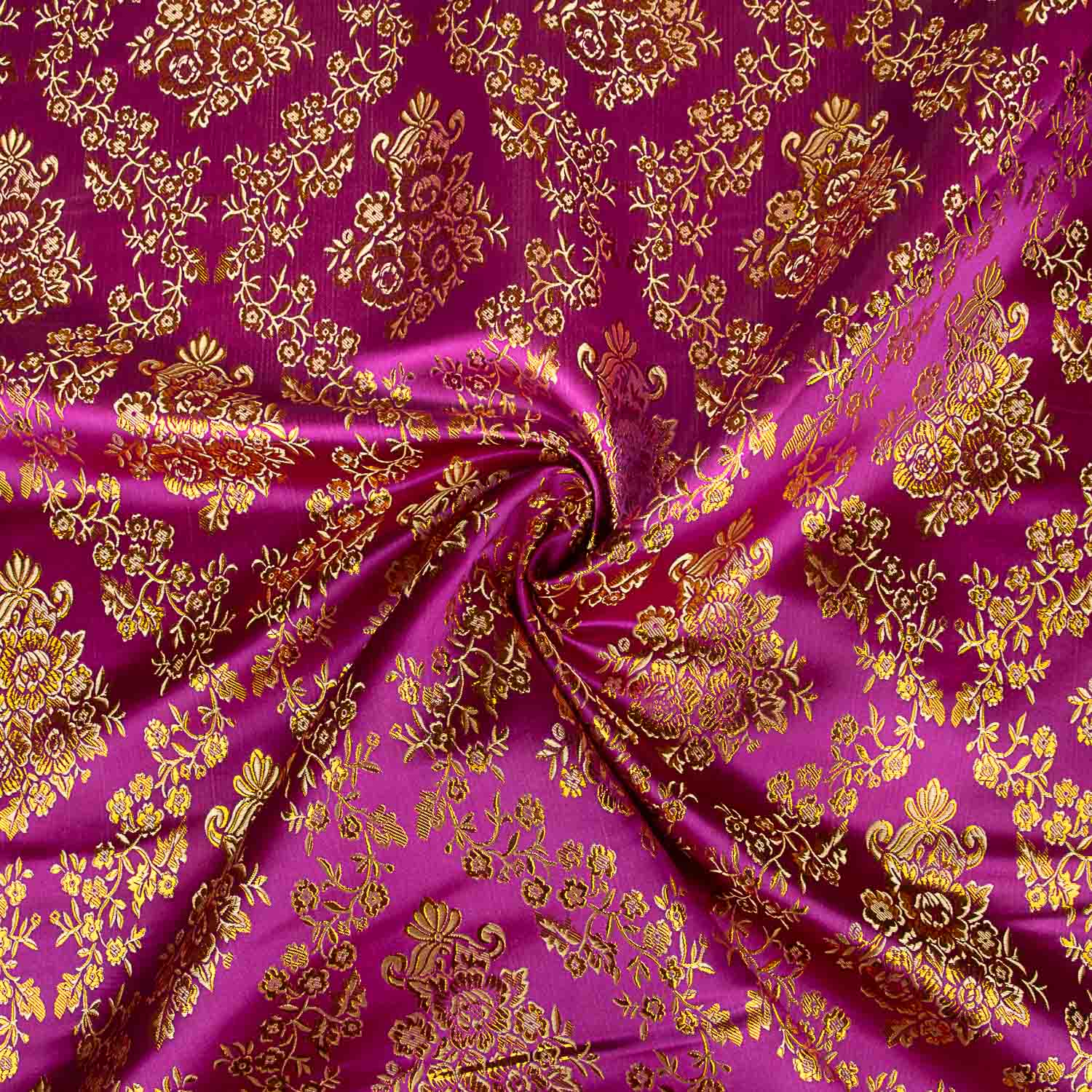 Purple Jacquard with Gold Lurex - Ribes y Casals