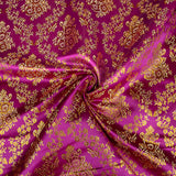 Purple Jacquard with Gold Lurex - Ribes y Casals