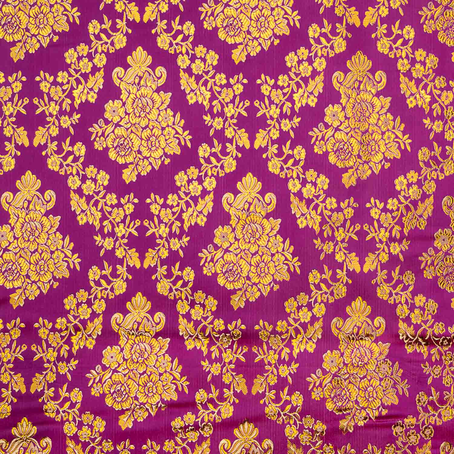 Purple Jacquard with Gold Lurex - Ribes y Casals