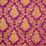 Purple Jacquard with Gold Lurex - Ribes y Casals