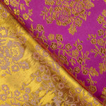 Purple Jacquard with Gold Lurex - Ribes y Casals