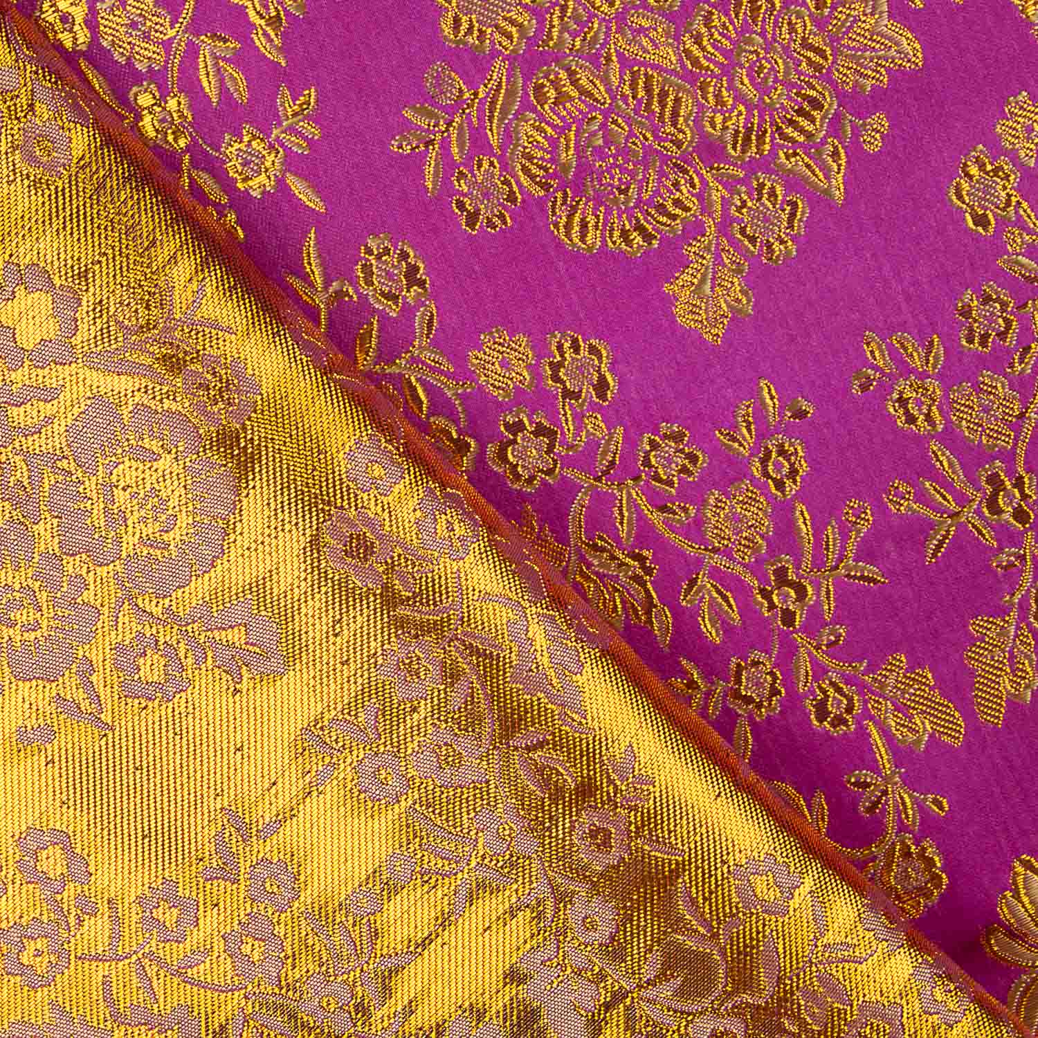 Purple Jacquard with Gold Lurex - Ribes y Casals