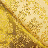 Yellow Jacquard with Gold Lurex - Ribes y Casals