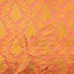 Salmon Orange Jacquard with Gold Lurex - Ribes y Casals