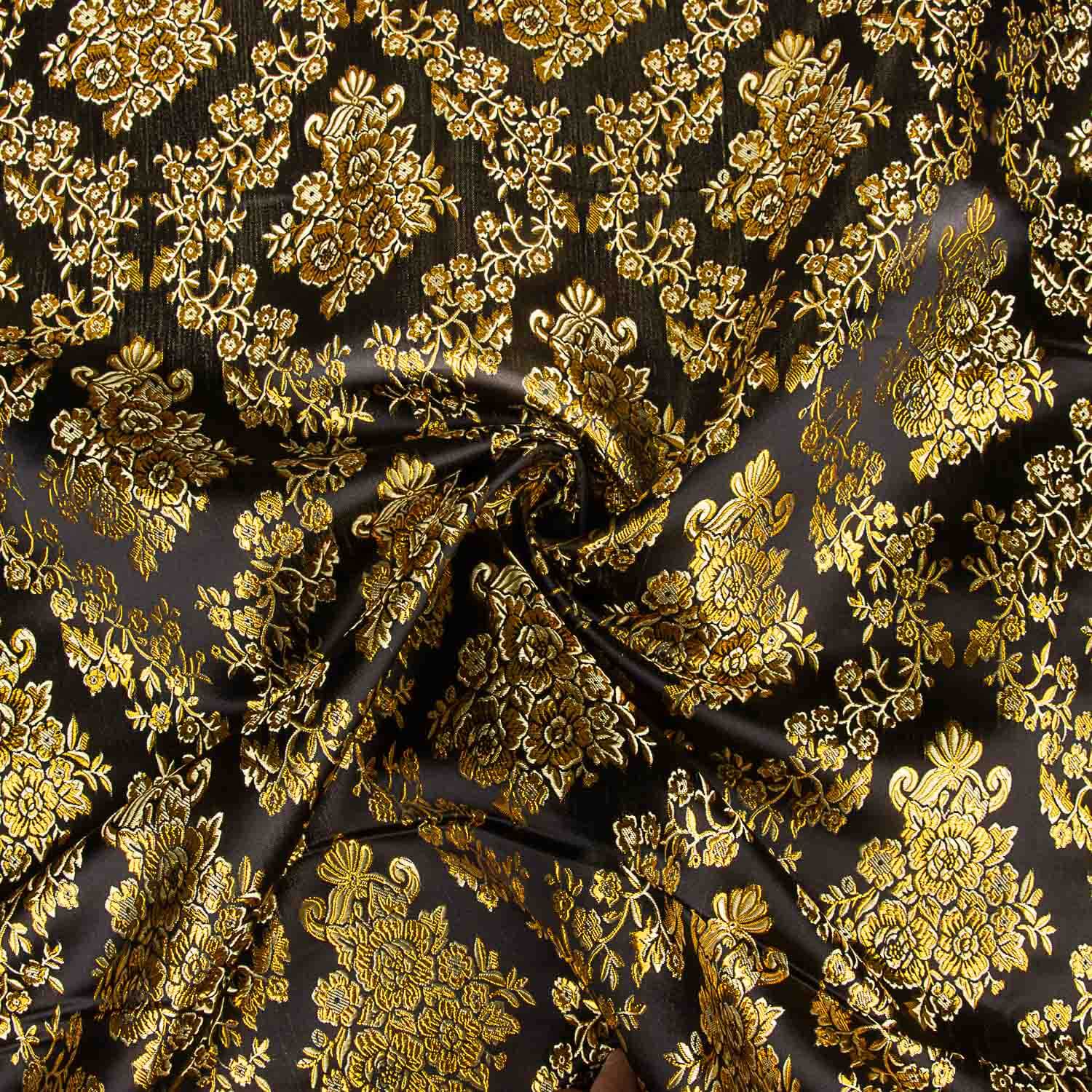 Black Jacquard with Gold Lurex - Ribes y Casals