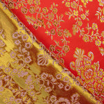 Red Jacquard with Gold Lurex - Ribes y Casals