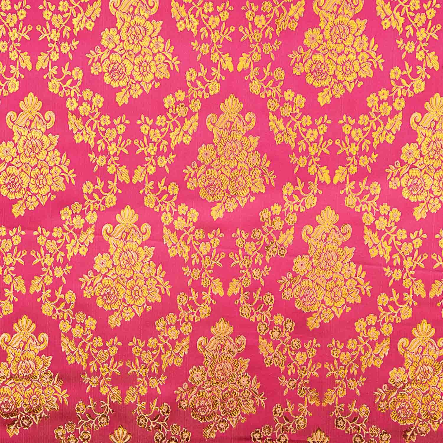 Pink Jacquard with Gold Lurex - Ribes y Casals