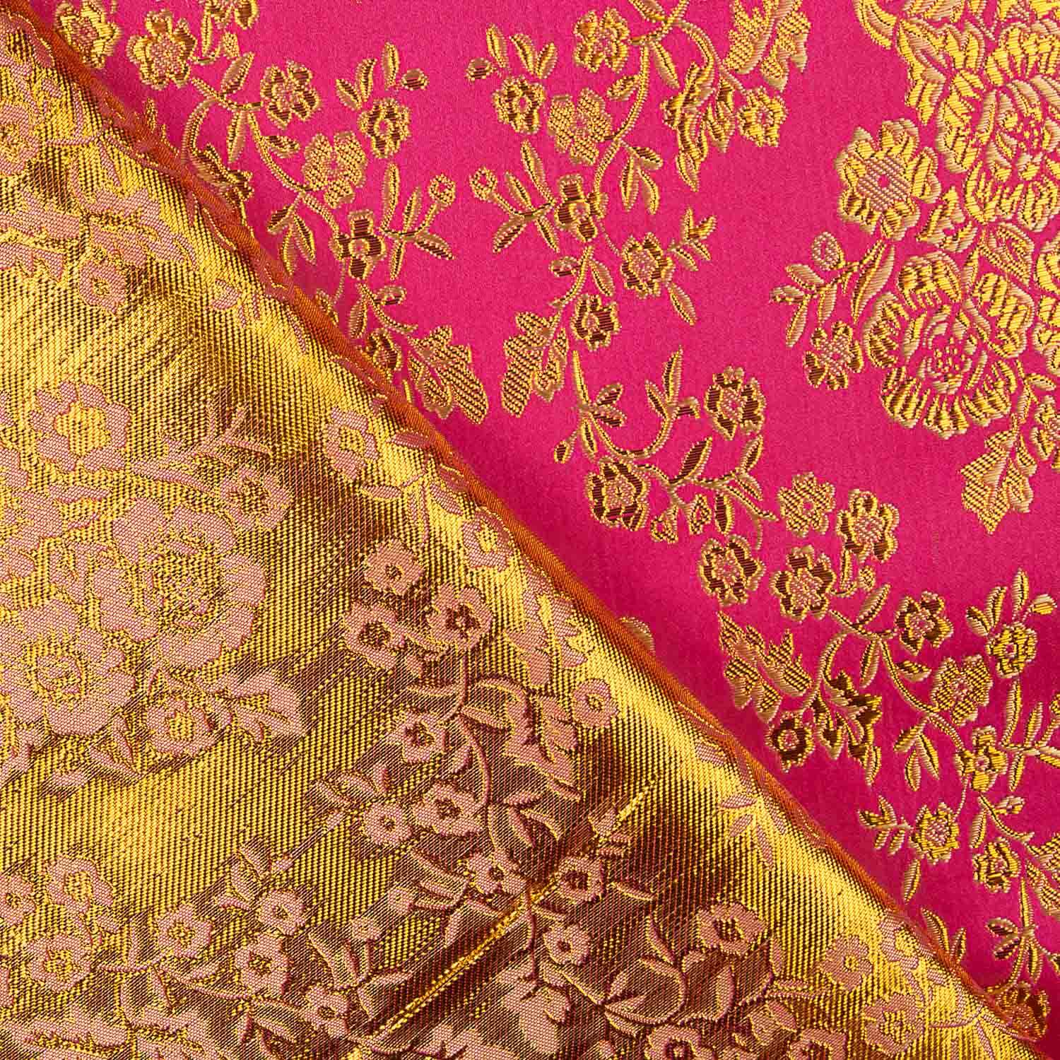 Pink Jacquard with Gold Lurex - Ribes y Casals