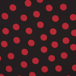 Koshibo Polka Dots 33mm Black-Red - Ribes y Casals