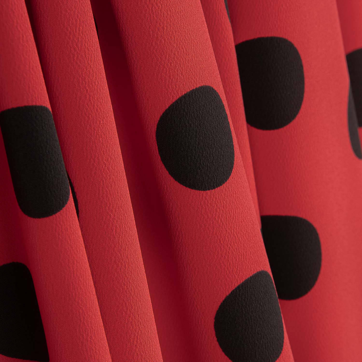 Koshibo Polka Dots 33mm Red-Black - Ribes y Casals