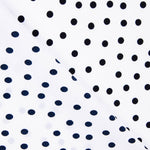 Koshibo Polka Dots 7mm White-Navy - Ribes y Casals