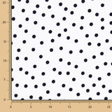 Koshibo Polka Dots 7mm White-Navy - Ribes y Casals