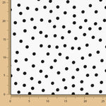 Koshibo Polka Dots 7mm White-Black - Ribes y Casals