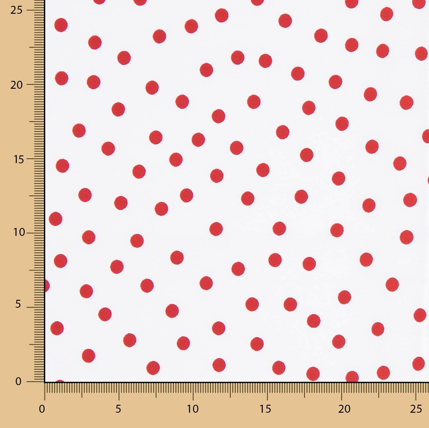 Koshibo Polka Dots 7mm White-Red - Ribes y Casals