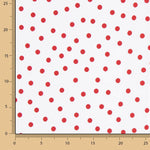 Koshibo Polka Dots 7mm White-Red - Ribes y Casals