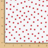Koshibo Polka Dots 7mm White-Red - Ribes y Casals