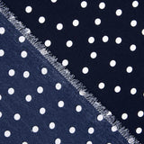 Koshibo Polka Dots 7mm Navy Blue-White - Ribes y Casals