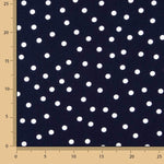 Koshibo Polka Dots 7mm Navy Blue-White - Ribes y Casals