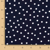 Koshibo Polka Dots 7mm Navy Blue-White - Ribes y Casals