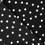 Koshibo Polka Dots 7mm Black-White - Ribes y Casals