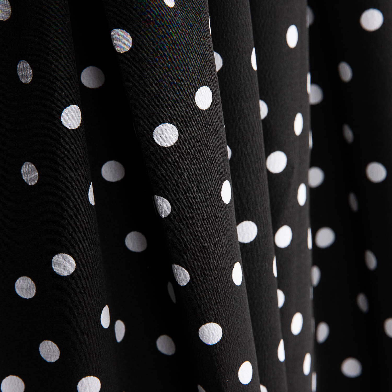 Koshibo Polka Dots 7mm Black-White - Ribes y Casals