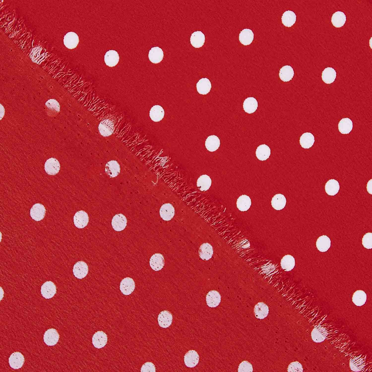 Koshibo Polka Dots 7mm Red-White - Ribes y Casals