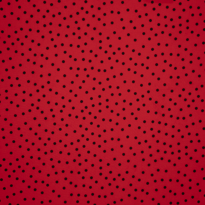 Koshibo Polka Dots 7mm Red-Black - Ribes y Casals