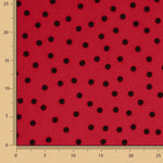 Koshibo Polka Dots 7mm Red-Black - Ribes y Casals