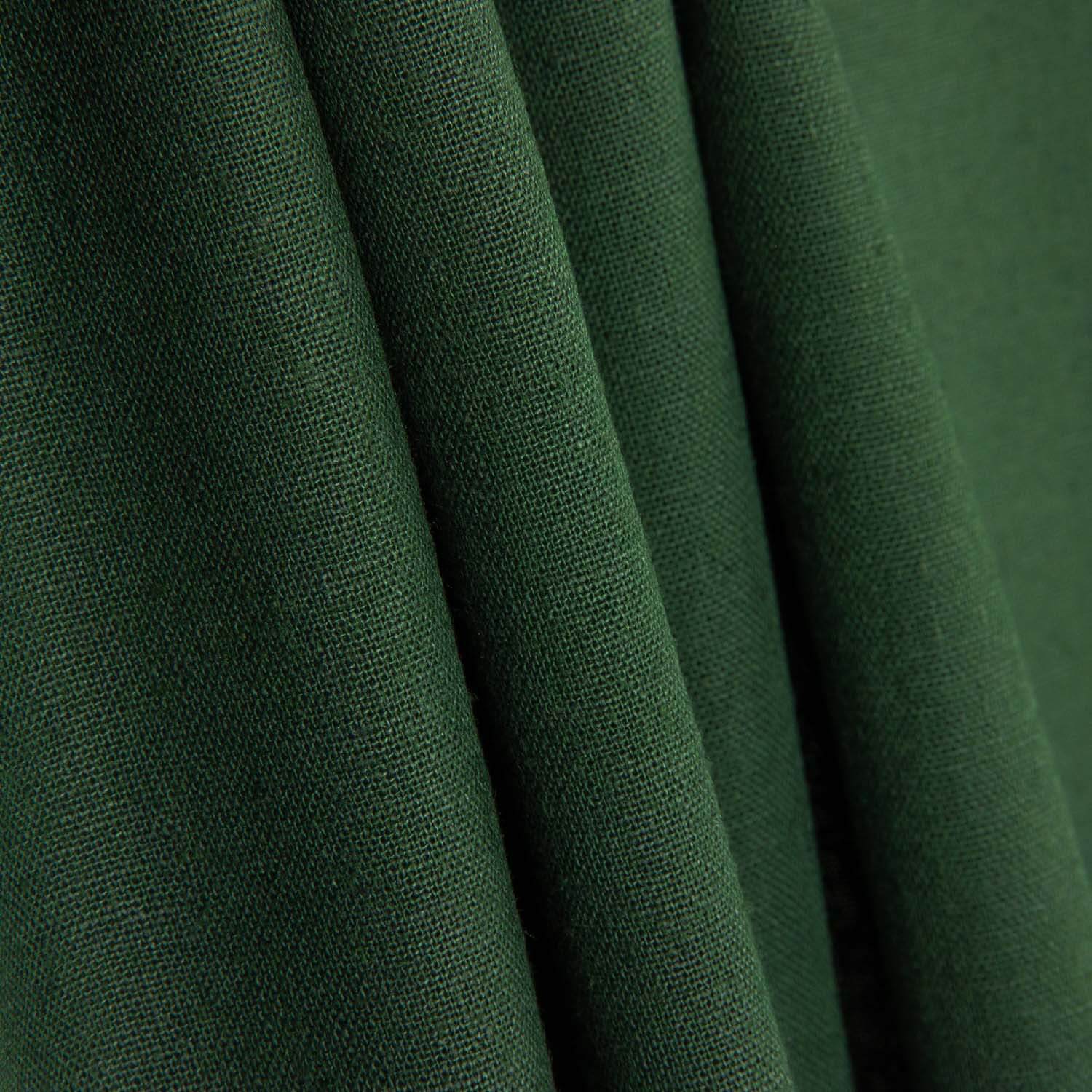 Dark Green Linen-Viscose - Ribes y Casals