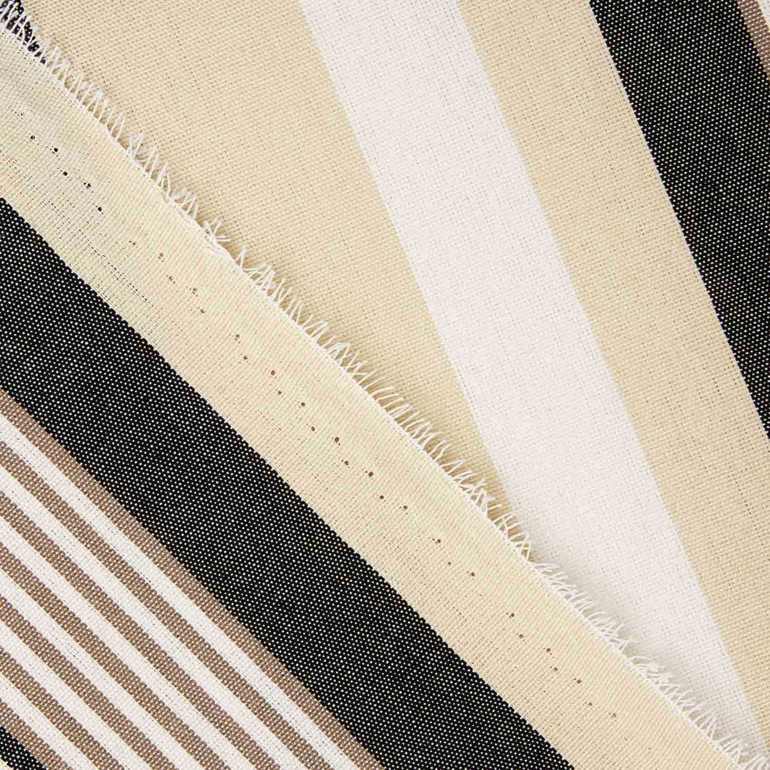 Outdoor Teflon Banner with Variable Wide Stripes, Black, 320cm - Ribes y Casals