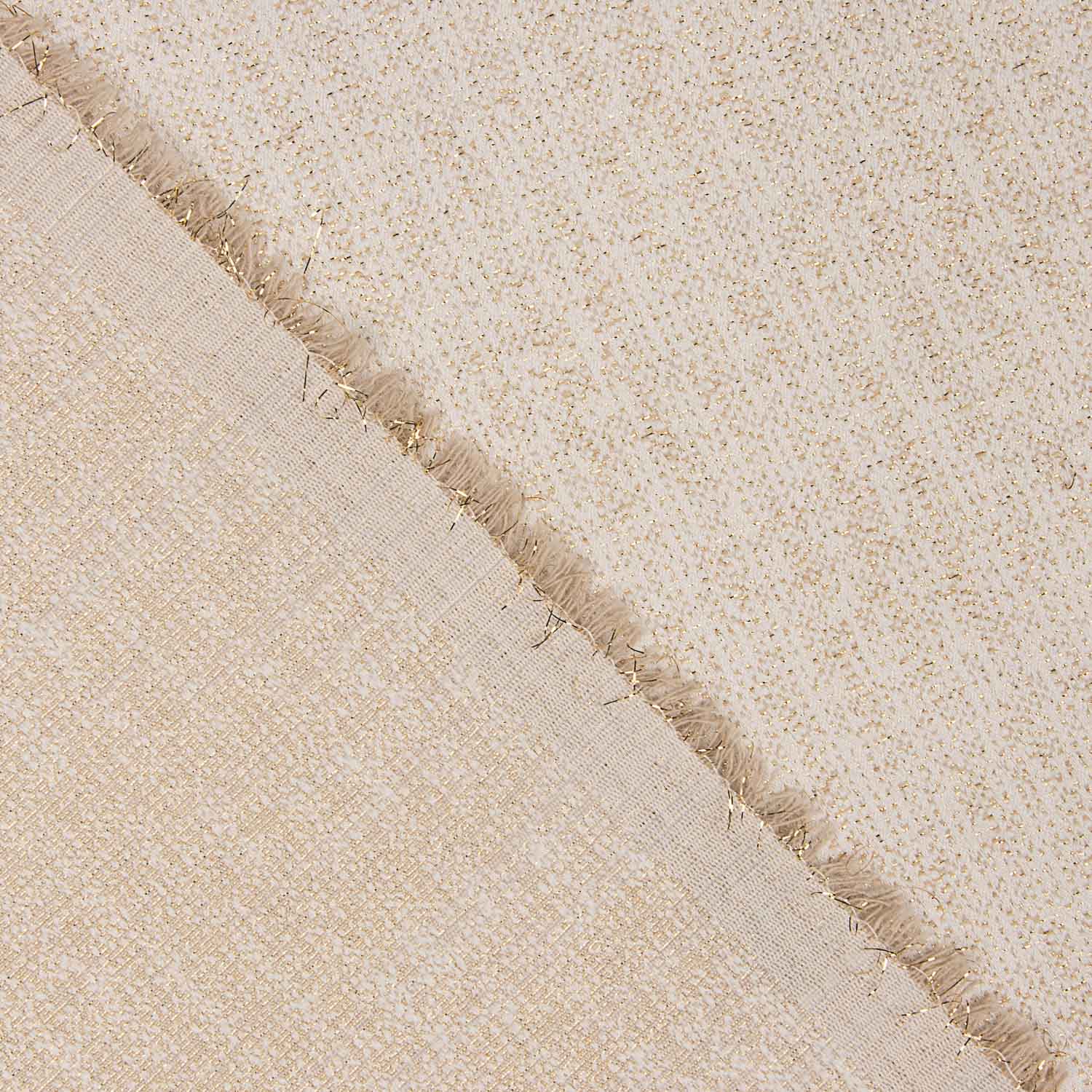 Raw Panama Canvas with Gold Lurex - Ribes y Casals
