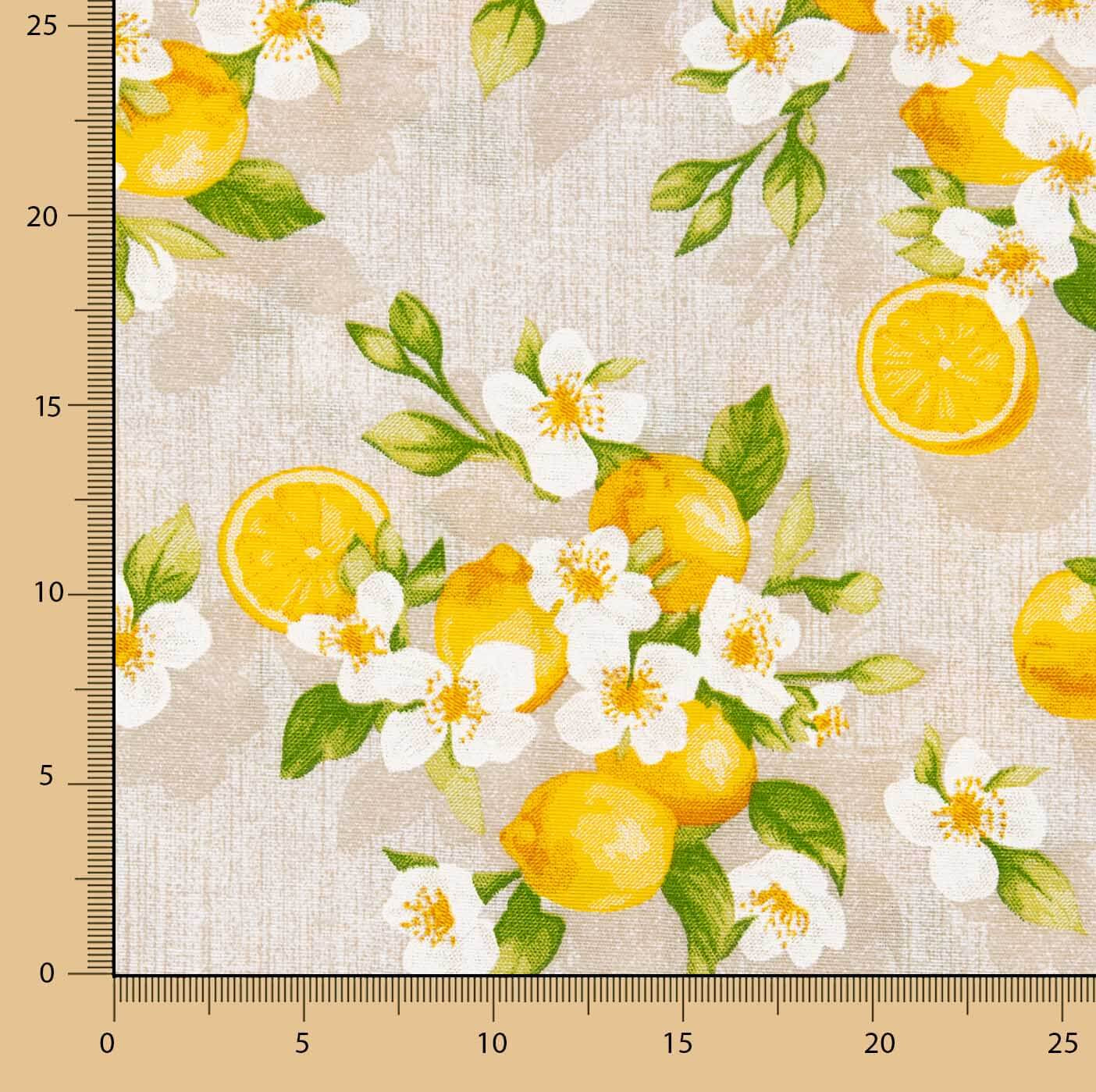 Printed Canvas: Lemons in Bloom - Ribes y Casals