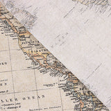 Vintage World Map Printed Canvas - Ribes y Casals