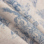 Blue Printed Canvas with Country Scenes - Ribes y Casals
