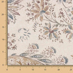 Earth-Toned Cashmere Print Canvas - Ribes y Casals