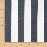 Teflon Outdoor Canvas, Navy Stripes, 320 cm - Ribes y Casals