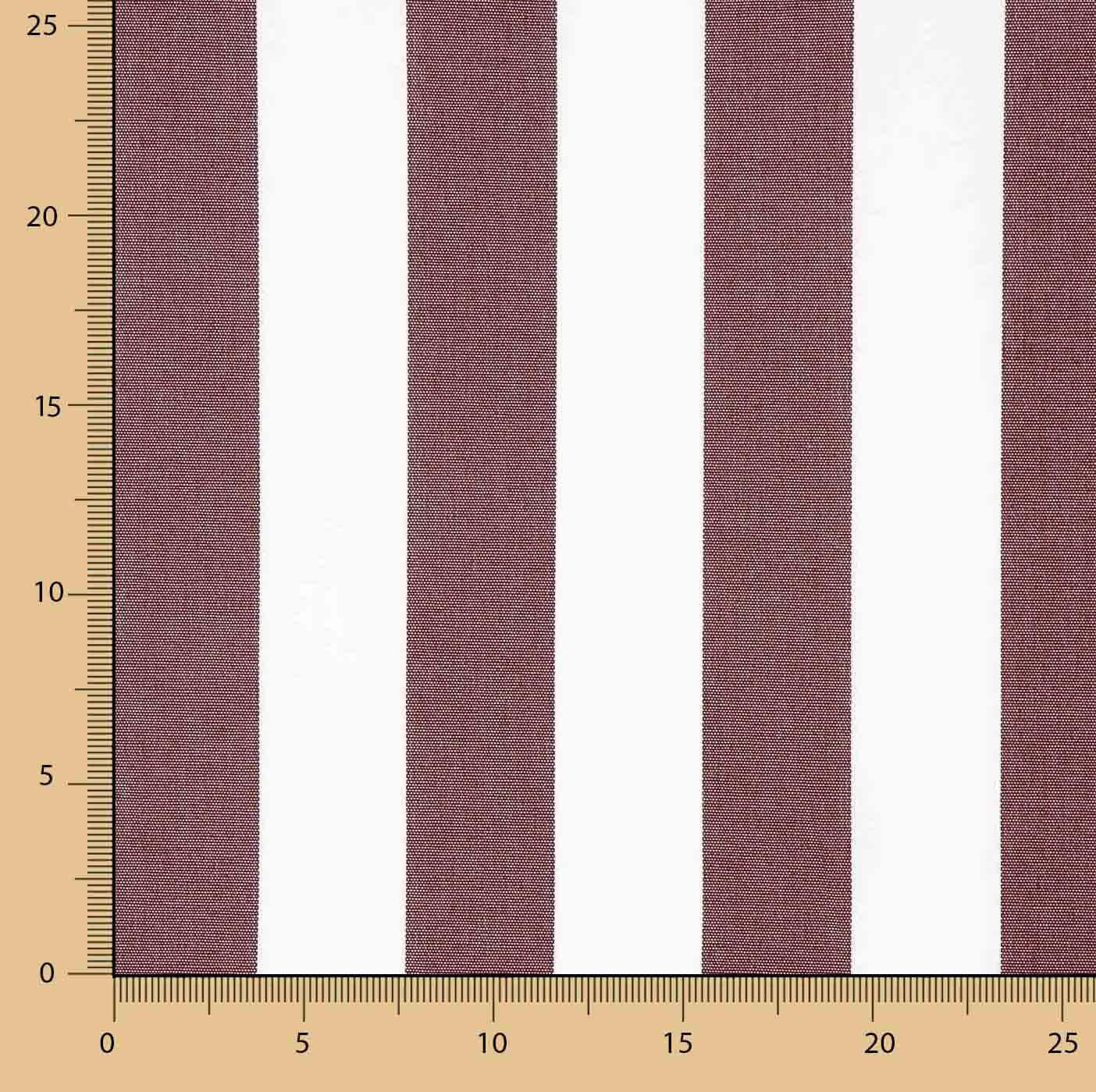 Outdoor Teflon Stripes Burgundy 320 cm - Ribes y Casals