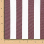 Outdoor Teflon Stripes Burgundy 320 cm - Ribes y Casals