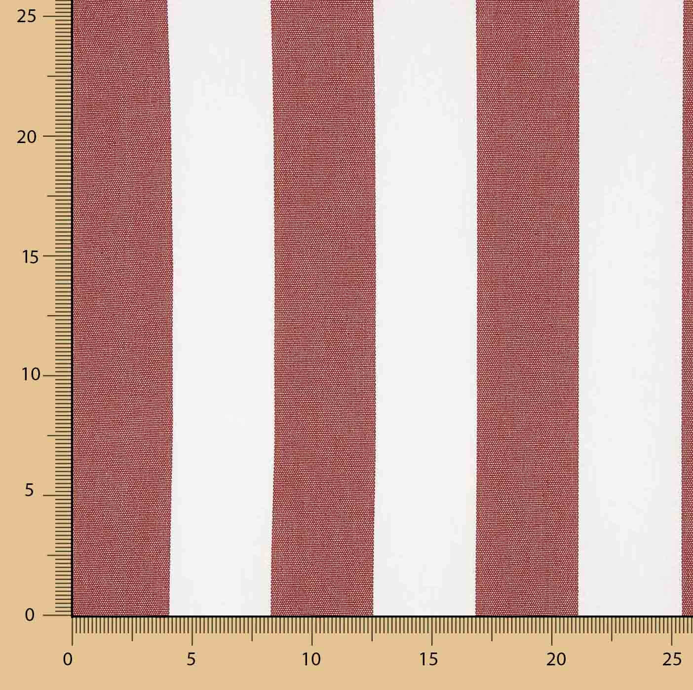 Outdoor Teflon Canvas with Red Stripes 320 cm - Ribes y Casals