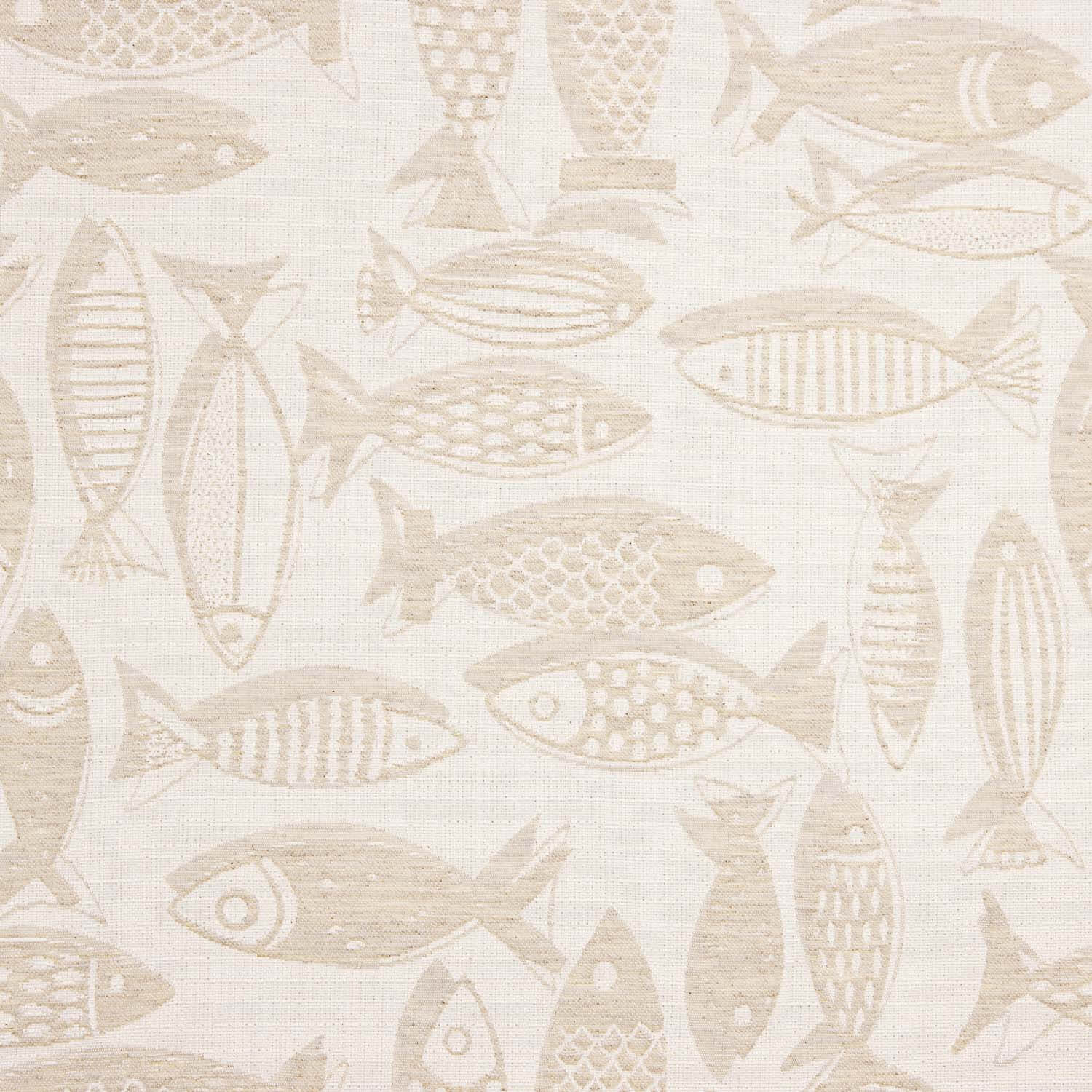 Beige Jacquard Fish Canvas - Ribes y Casals