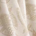 Beige Jacquard Fish Canvas - Ribes y Casals