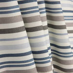 Blue and Beige Stripe-Patterned Printed Canvas  - Ribes y Casals