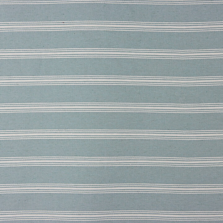 Denim Cotton Canvas with White Stripes - Ribes y Casals