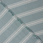 Denim Cotton Canvas with White Stripes - Ribes y Casals