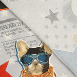 Rocker Dogs Printed Cotton Canvas - Ribes y Casals