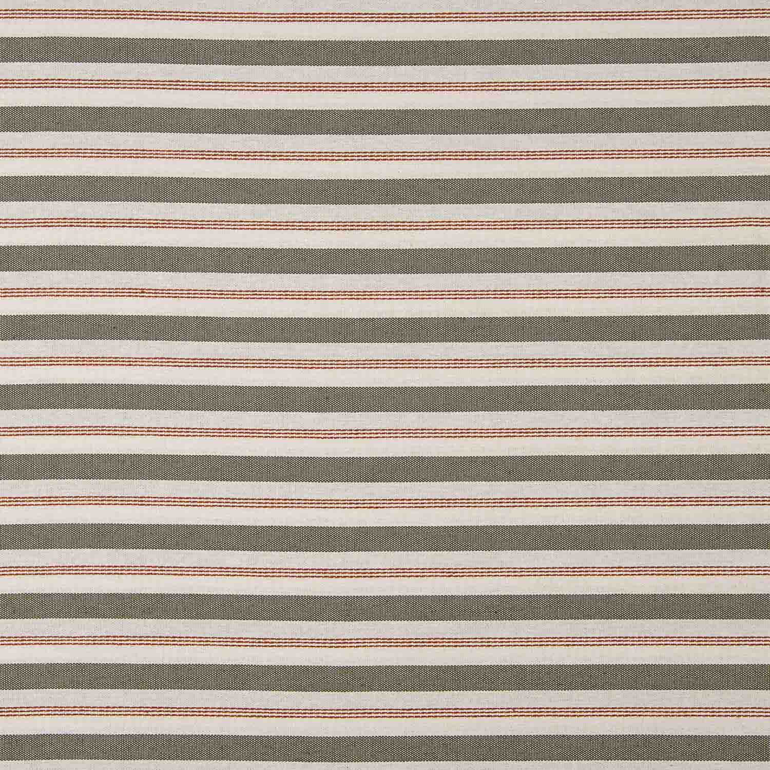 Green Stripes on Canvas with Embroidered Stripe - Ribes y Casals