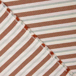 Clay Stripes Canvas with Embroidered Stripe - Ribes y Casals