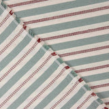 Blue Stripes on Canvas with Embroidered Stripe - Ribes y Casals