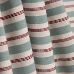 Blue Stripes on Canvas with Embroidered Stripe - Ribes y Casals